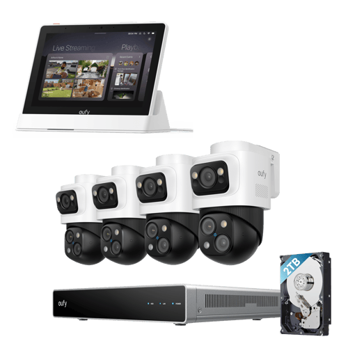 eufy Smart Display E10 + eufy PoE NVR Security System S4 Max